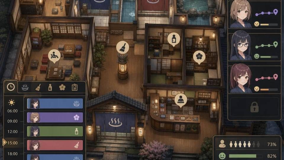 背德浴场 浴场经营 演示图 4