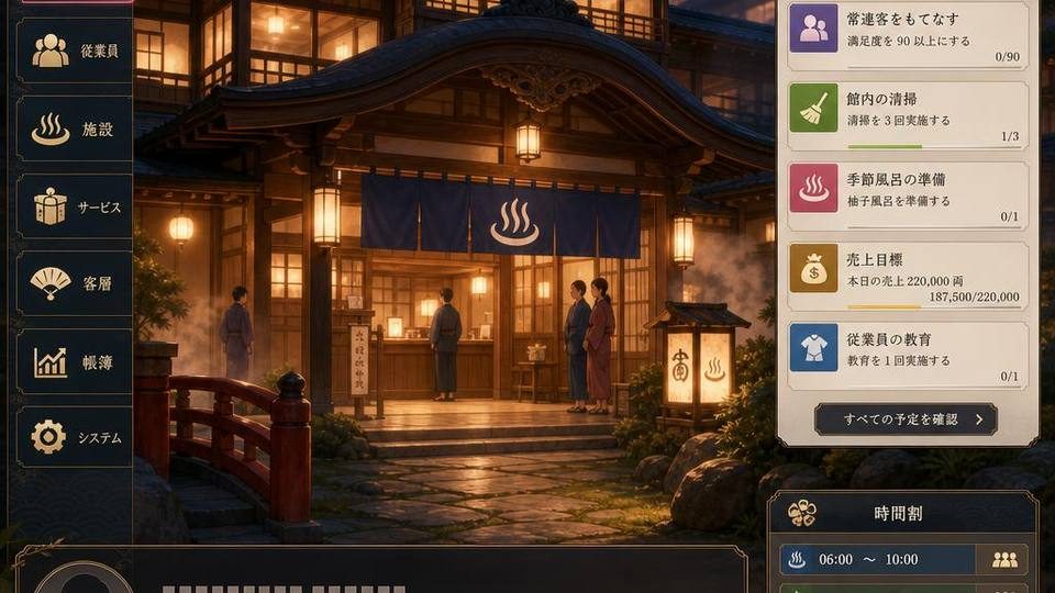 背德浴场 浴场经营 演示图 4